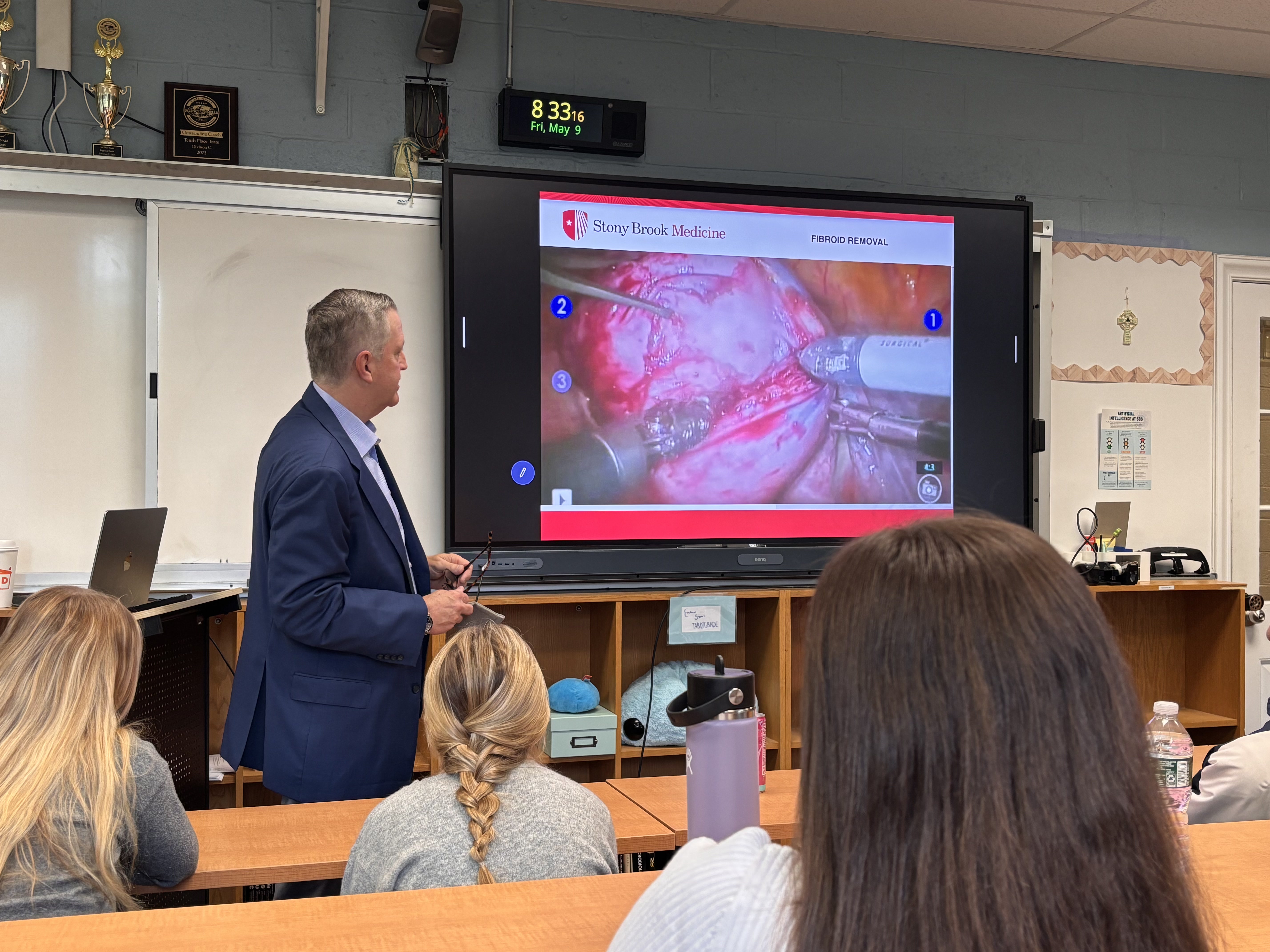 Dr. Griffin visits SBS